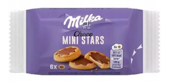 Sušienka Milka Choco Mini stars 37,5g