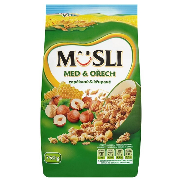 Musli chr.med+orech 750g