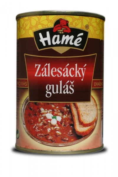 Zálesácky guláš 415g Hamé