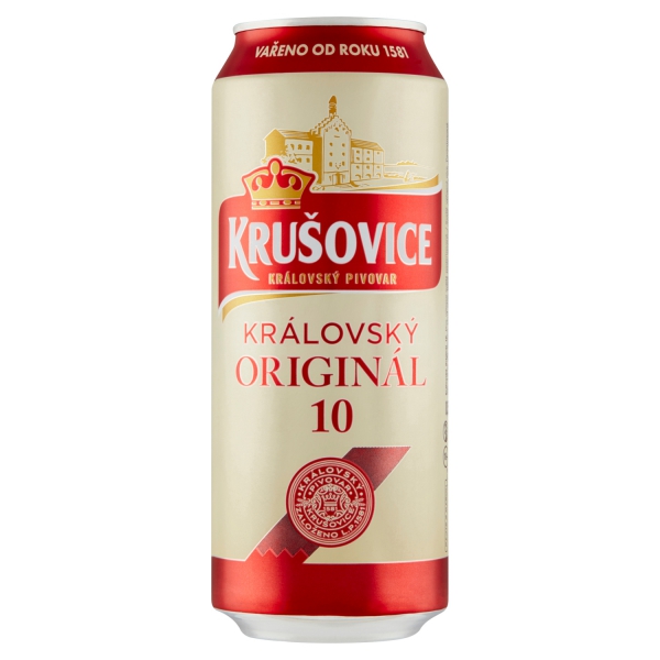 Pivo Krušovice 10% 0,5LCAN