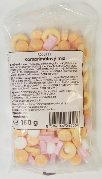 Cuk.Komprimátový mix150g*§