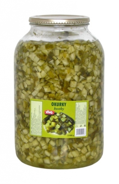 Uhorky kocky 3400g PT-Serv