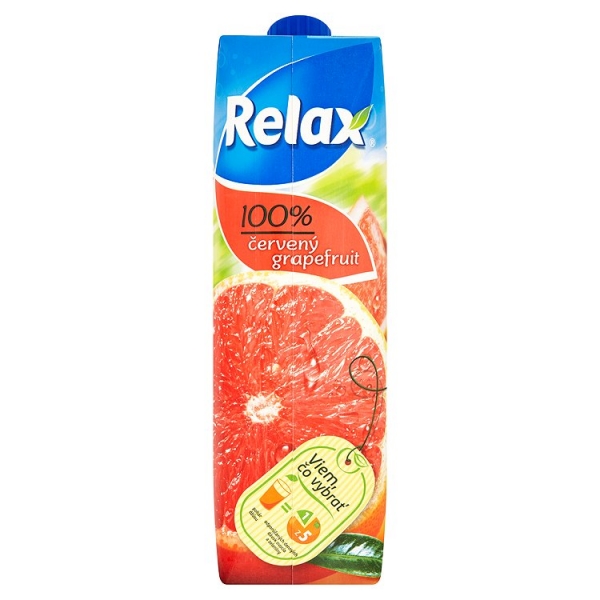 Džús Relax 1L červ.grep100