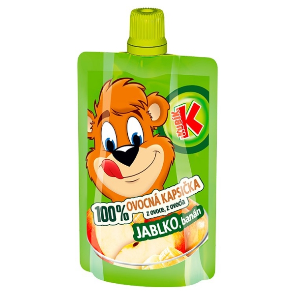 Kubík 100g 100% jablko banán ovocná kapsička