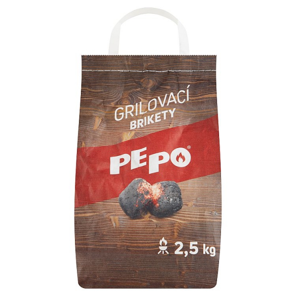 Brikety grilov.2,5kg Pepo