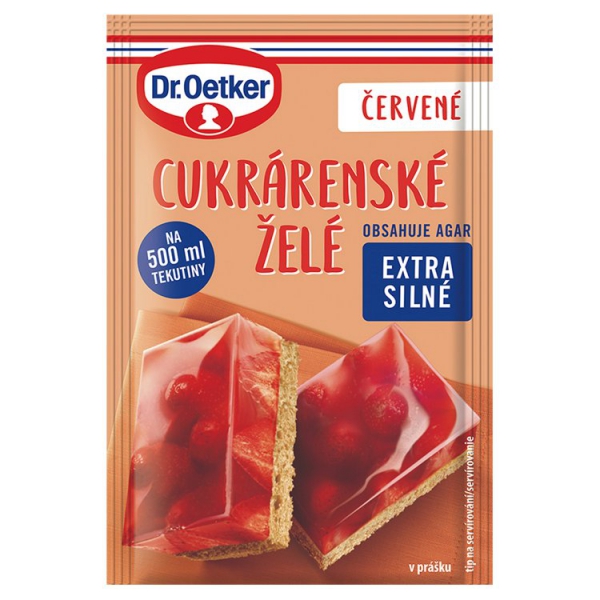 Želé cukrár.červené 10g