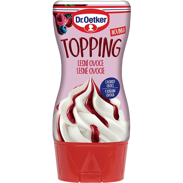 Topping lesné ovocie 200g