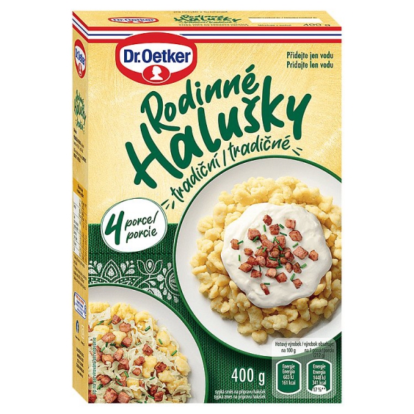 Halušky rodinné 400g Dr.Oetker