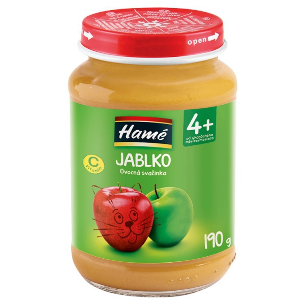 Koj.výž.jablko 190g Hamé