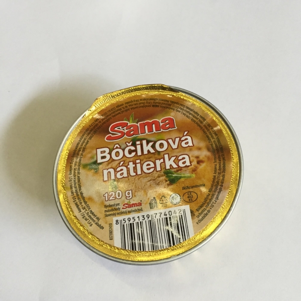 Pašt.Sama Bôčiková 120g Al