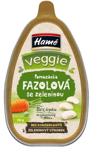 Nat.fazuľ.s zelen.105g Veggie Hamé