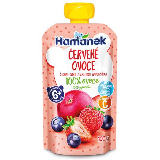 Hamanek DP 100g červ.ovocie ovoc.kapsička