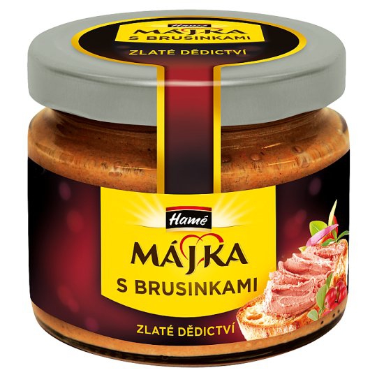 Pašt.Májka 150g brusnic.Hame