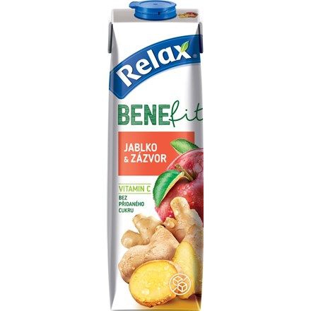 Džús Relax 1L benef.jabl.zázvor
