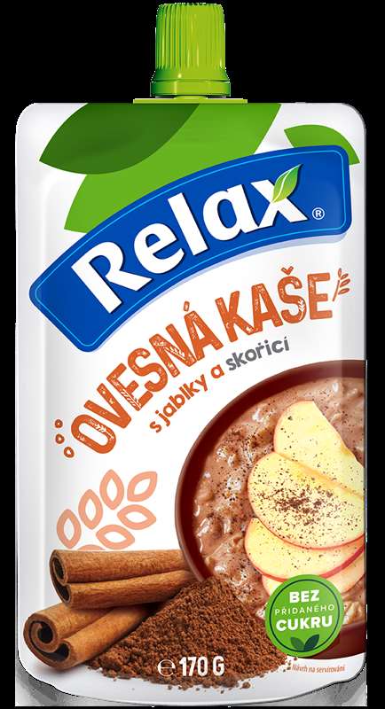 Relax kapsička ovsená kaša 170g jablko, škorica