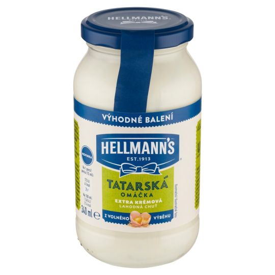 Tatár.omáč.340ml Hellmans