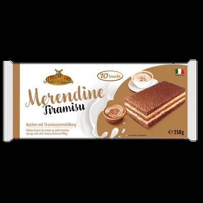 Tortičky tiramisu 250g Merendine